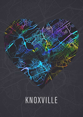 Knoxville City Street Map