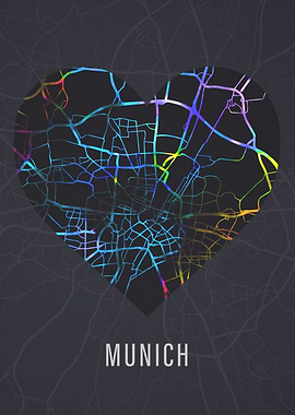 Munich Germany City Street