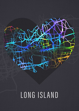 Long Island Street Map
