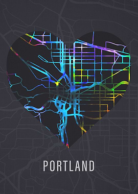 Portland Oregon City Heart