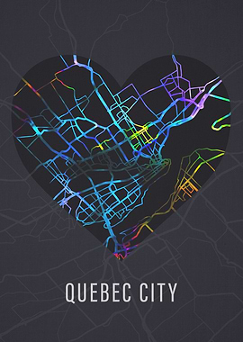 Quebec Canada City Street