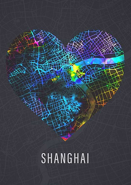 Shanghai China City Street