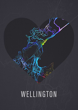Wellington New Zealand Map