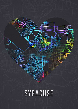 Syracuse New York City Map