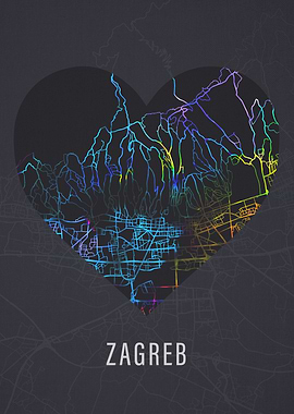 Zagreb Croatia City Street