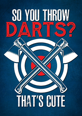 Cute Throwing Darts