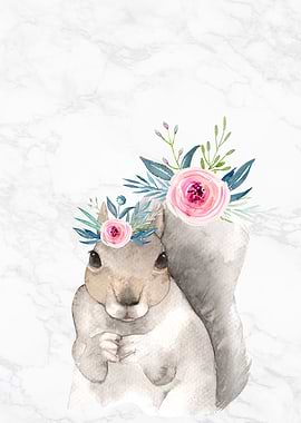 Baby Animal Floral IV