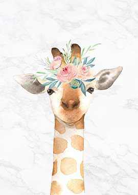 Baby Animal Floral III