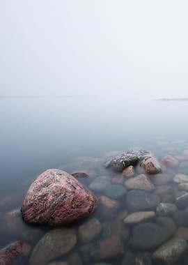 Rocks in the fog 01