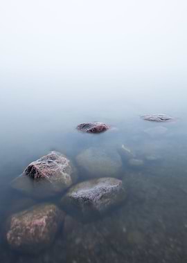 Rocks in the fog 03
