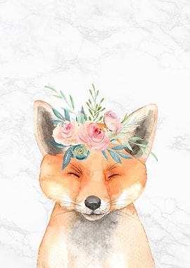 Baby Animal Floral V