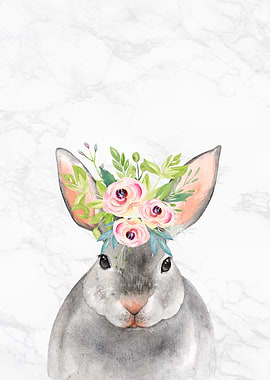 Baby Animal Floral II