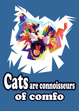 Cat Full Color PopArt