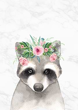 Baby Animal Floral IX