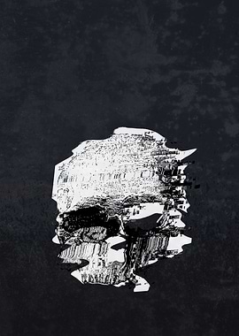 Glitched Skull