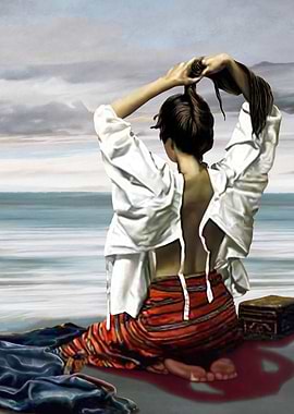 A MAIDEN BY THE SHORE