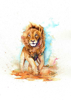 The Solitary Lion