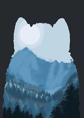 Wolf Minimalistic Land