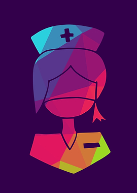 Rainbow Polygon Nurse 1