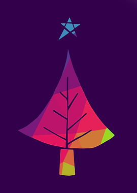 Rainbow Christmas Tree 3