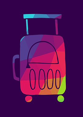 Rainbow Polygon Bags 6