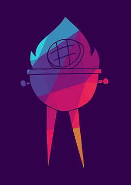 Rainbow Polygon Barbecue 8