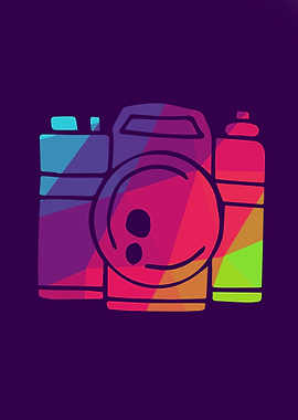 Rainbow Polygon Camera 12