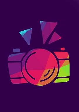 Rainbow Polygon Camera 7