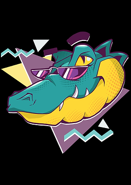 Hipster Crocodil