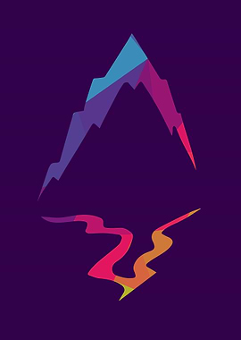 Rainbow Polygon Mountain 1