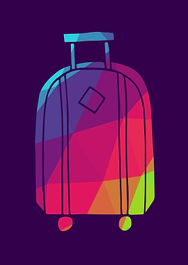 Rainbow Polygon Bags 10