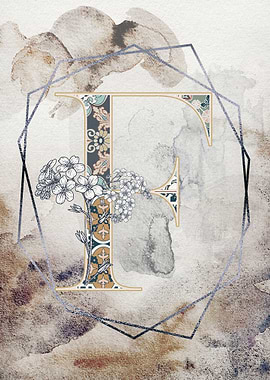 Capital Letter F Initial