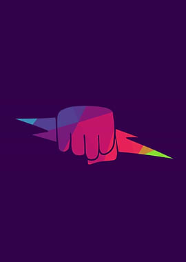 Rainbow Polygon Power 4