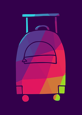 Rainbow Polygon Bags 5