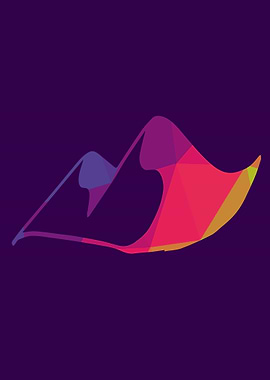 Rainbow Polygon Mountain 6