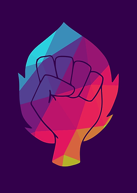 Rainbow Polygon Power 15