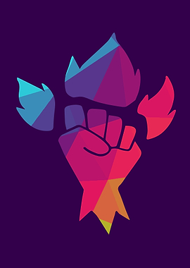 Rainbow Polygon Power 11