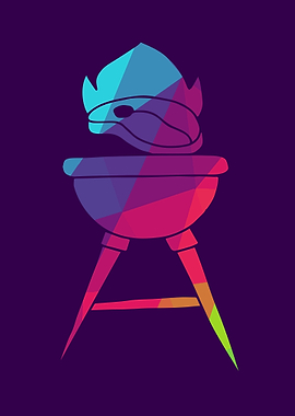 Rainbow Polygon Barbecue12