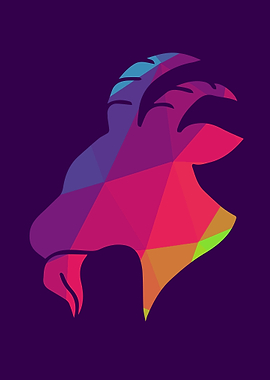 Rainbow Goat Animal 1