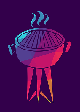 Rainbow Barbecue Food 13