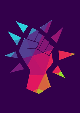 Rainbow Polygon Power 13