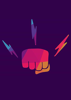 Rainbow Polygon Power 7