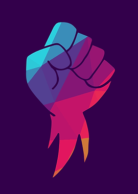 Rainbow Polygon Power 1