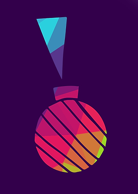 Rainbow Christmas Ball 10