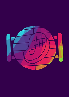 Rainbow Polygon Barbecue 2