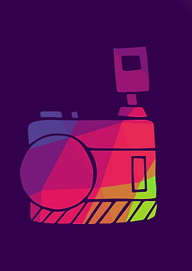 Rainbow Polygon Camera 2