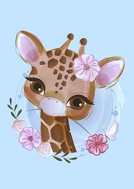 Cute Baby Giraffe