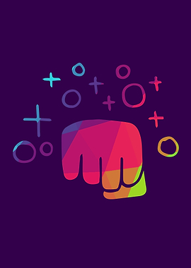 Rainbow Polygon Power 6