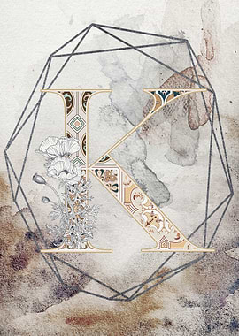 Capital Letter K Monogram