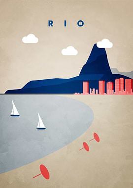 Rio Travel Poster